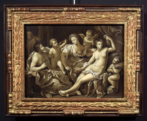 The 4 Seasons - attributed to Francesco Gessi (1588-1649) - Paintings & Drawings Style Louis XIV